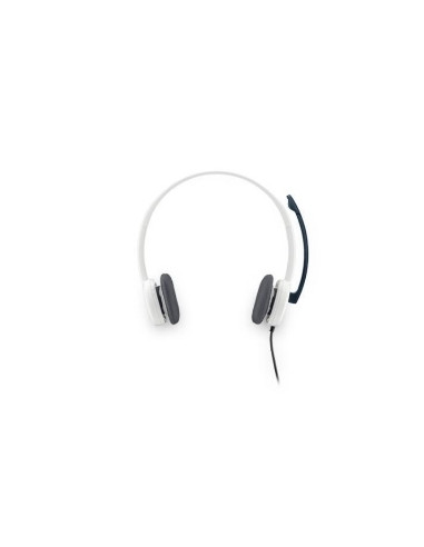 Auriculares con microfono logitech headset h150 blanco