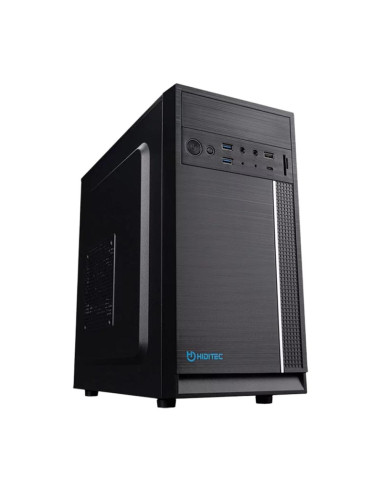 Caja ordenador hiditec micro atx q5 pro negro