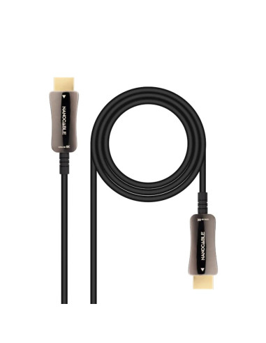 Cable hdmi 8k nanocable 10m -  macho - macho fibra optica