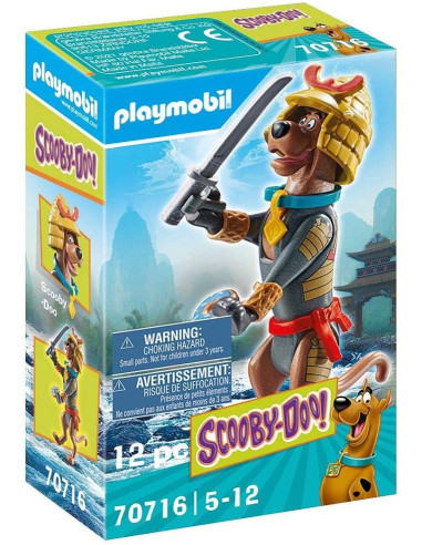 Playmobil scooby - doo! figura coleccionable samurai