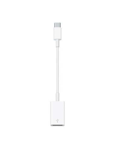 Cable usb tipo c a usb tipo a apple macho - hembra -  blanco