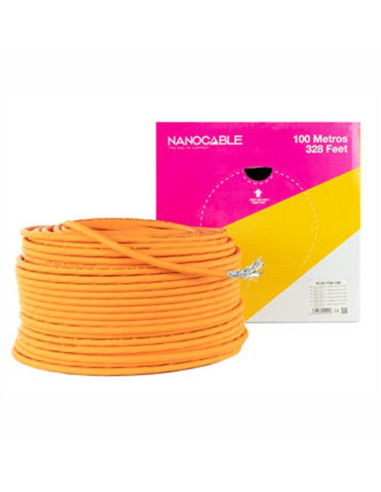 Bobina cable red lszh cat7 rj45 nanocable 100m awg23