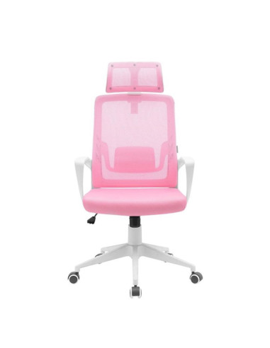 Silla ergonomica mars gaming mgc - ergolite rosa - blanca
