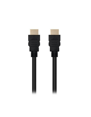 Cable hdmi 1.4 tipo a a hdmi tipo a nanocable 1.5m -  macho - macho -  alta velocidad -  4k -  10gbps -  negro