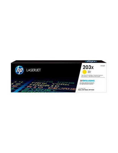 Toner hp original laserjet 203x yellow