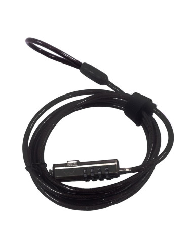 Cable de seguridad ewent para portatil -  combinacion 4 digitos 1.8m