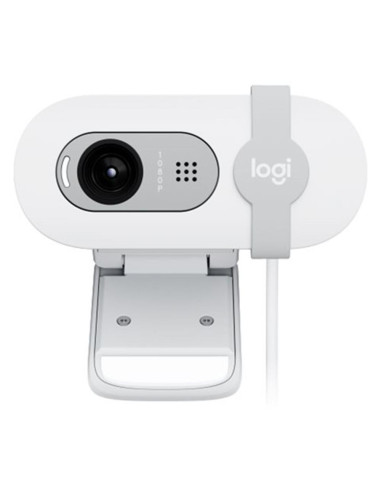 Webcam logitech brio 100 blanco full hd -  usb