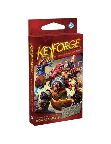 Juego de mesa keyforge la llamada de los arcontes mazo pegi 14