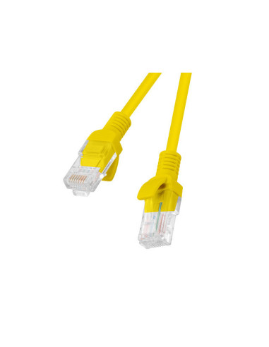 Latiguillo rj45 lanberg cat.6 utp 0.25m fluke passed amarillo