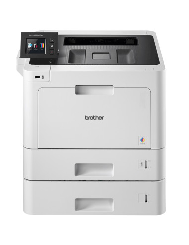 Impresora brother laser - led color hl - l8360cdwlt a4 -  31ppm -  512mb -  usb -  nfc -  wifi -  red cableada -  dos bandejas 
