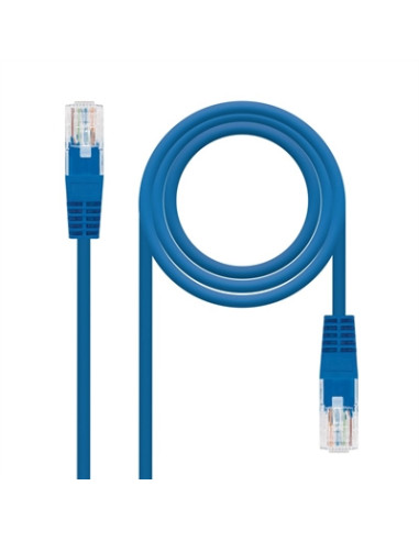 Latiguillo cable red utp cat.6 rj45 nanocable 2m azul