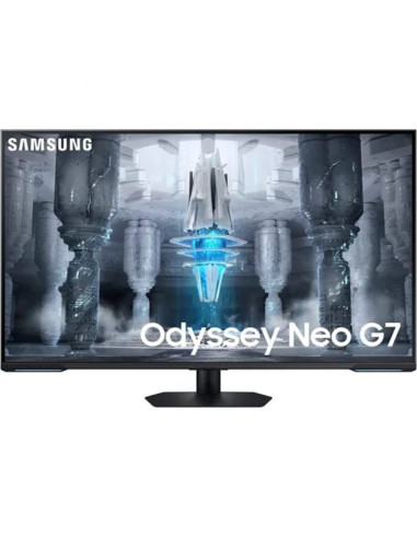 Monitor led 43 pulgadas samsung odyssey neo g7 ls43cg700nuxen smart tv - va - 4k uhd - dp - hdmi - usb - 144hz - 1ms