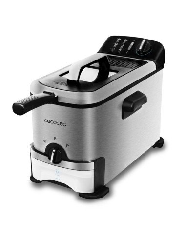 Freidora cecotec cleanfry 3000 pro filter 3l 2400w
