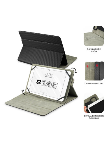 Funda subblim rotate executive para tablet 9.6 pulgadas - 11 pulgadas negro