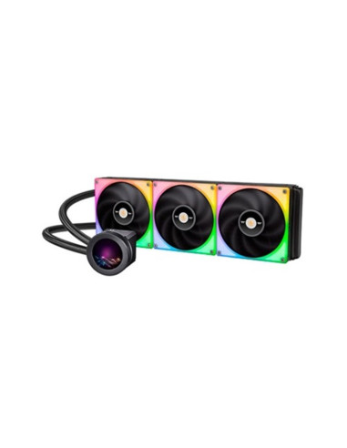 Kit refrigeracion liquida gaming thermaltake aio ultra d - rgb -  display -  3 x 140mm -  multisocket