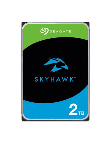 Disco duro interno hdd seagate skyhawk st2000vx017 2tb 3.5pulgadas -  256mb -  sata 6gb - s