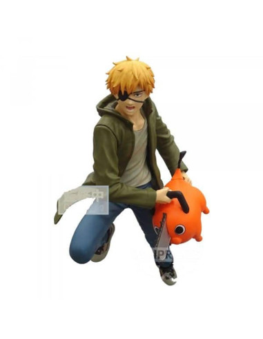 Figura banpresto chainsaw man vibration stars chainsaw man denji y pochita 14cm