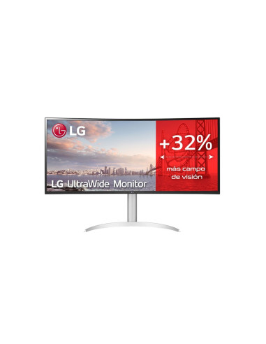 Monitor led ips curvo lg 38wq75c - w 38 pulgadas 3840 x 1600 5ms hdmi display port reg. altura