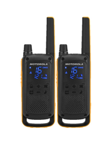 Walkie talkie motorial t82 extreme pack 4unidades hasta 10km