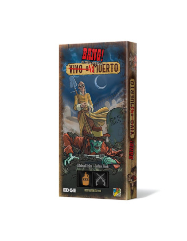 Juego de mesa asmodee bang el juego de dados vivo o no muerto pegi 8