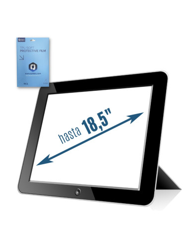 Laminas de proteccion frontales qcharx qx1max para tablet - portatil 18 pulgadas 5 unidades