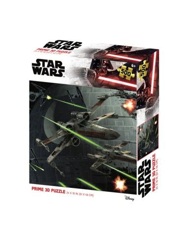 Puzle lenticular prime 3d star wars batalla 500 piezas