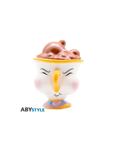 Taza abystyle disney la bella y la bestia chip con burbujas