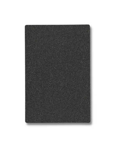 Lamina trasera de personalizacion glitter qcharx pack 5 unidades negro