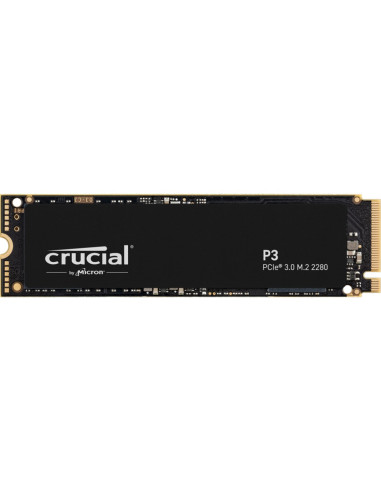 Disco duro interno solido ssd crucial p3 500gb m2 nvme