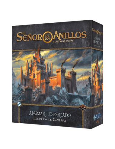 Juego de mesa el señor de los anillos el juego de cartas angmar despertado expansion de campaña edad recomendada 14