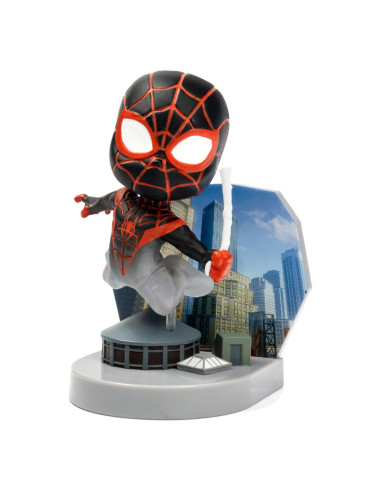 Figura mini diorama superama the loyal subjects spider man (mini morales) con efecto camuflaje