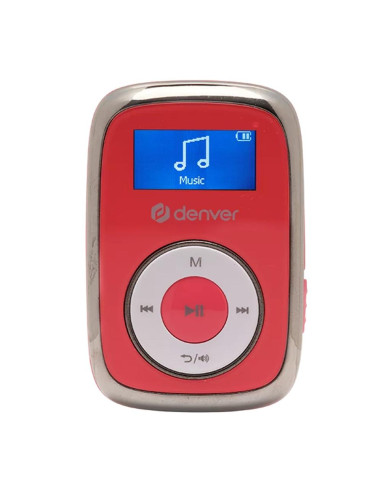 Reproductor mp3 denver mps - 316r 1 pulgadas - 16gb
