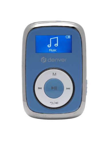 Reproductor mp3 denver mps - 316bu 1 pulgadas - 16gb