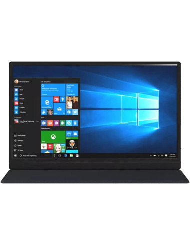 Monitor portatil led 15.6 pulgadas denver pmo - 15601 ips - fhd - mini hdmi - usb tipo c vesa 75 x 75