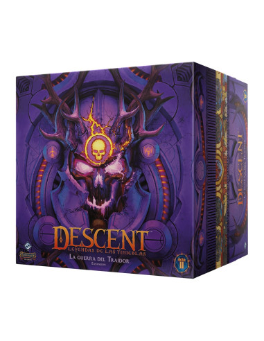 Juego de mesa descent: la guerra del traidor edad recomendada 14 años