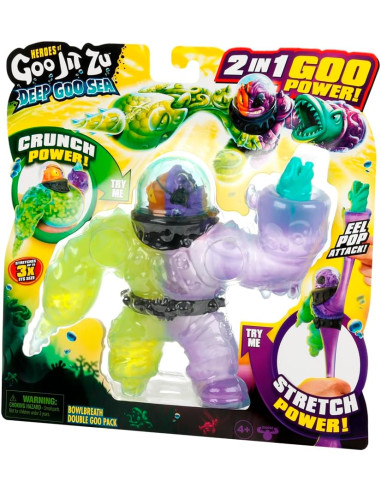 Figura goo jit zu -  pack doble héroe bowlbreath (novedad)