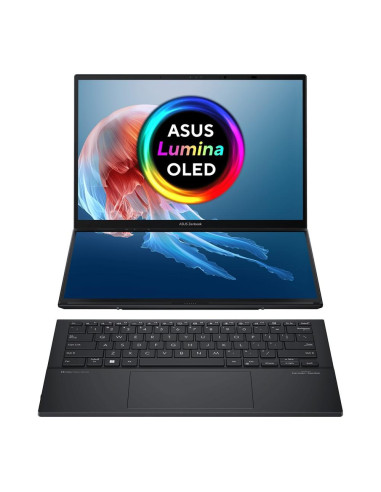 Portatil asus zenbook duo oled ux8406ma - pz255w intel ultra i9 185h 14pulgadas tactil 3k 32gb ssd1tb wifi bt w11