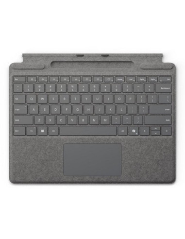 Teclado microsoft surface pro type cover + pen platino