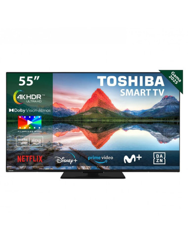 Tv toshiba 55 pulgadas led 4k uhd -  55uv3463dg smart tv