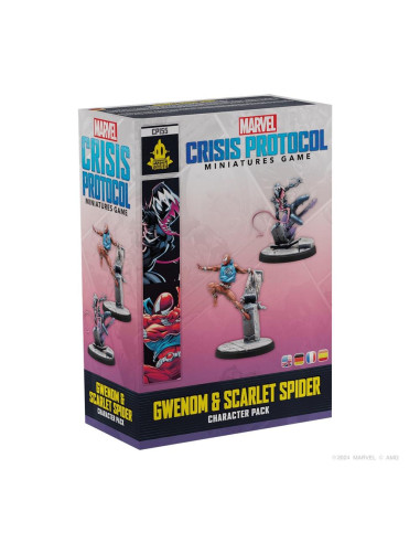 Juego de mesa marvel crisis protocol gwenom & scarlet spider edad recomendada 14 años