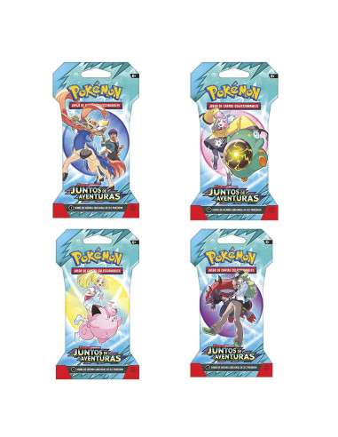 Juego de cartas pokemon tcg expansión sleeved booster español 24 unidades