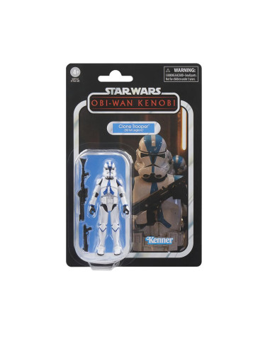 Figura hasbro star wars the vintage collection clone trooper (501st legion) 9.5cm