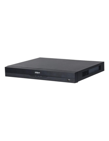 Grabador dahua vigilancia nvr  16ch 384mbps h265 hdmi 16poe 2hdd e - s ai