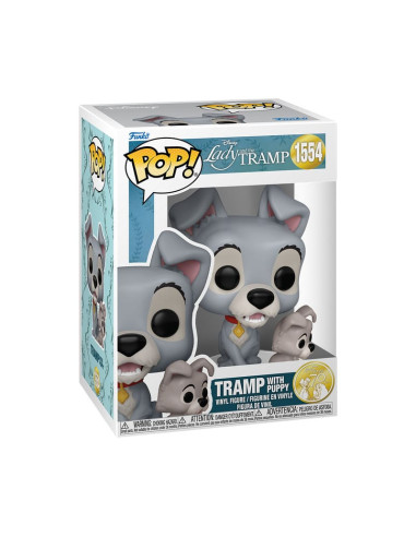Funko pop la dama y el vagabundo -  vagabundo con cachorro