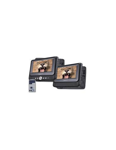 Dvd portatil nevir 7 pulgadas x2 nvr - 2772dvd - pdcu negro usb