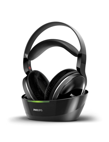 Auriculares inalambricos philips shd8850 - 12 negro + base