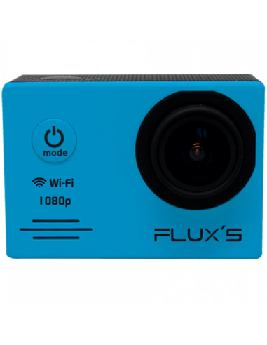 Camara aventura flux´s caribe azul full hd 1080p pantalla 2 pulgadas - wifi