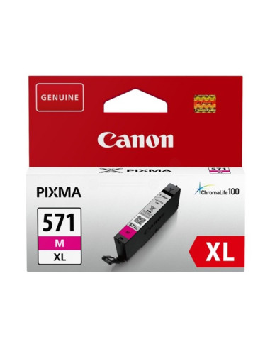 Cartucho tinta canon cli - 571m xl magenta  mg5751 mg6851 mg7750