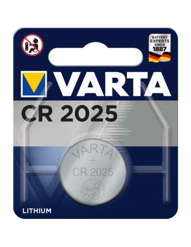 Blister pilas varta litio boton cr - 2025 3v 170mah