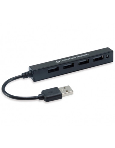 Hub usb 2.0 conceptronic hubbies05b 4 puertos